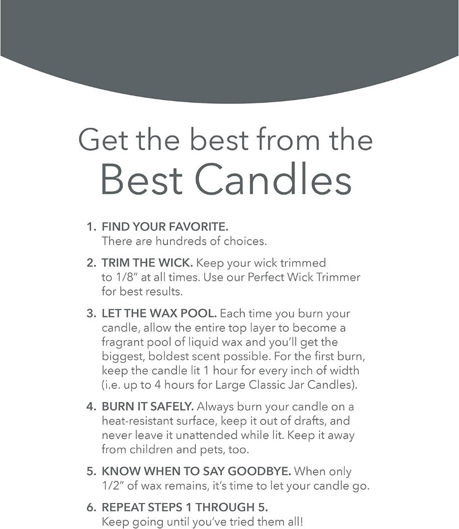 Yankee Candle Vineyard Scented, Classic 22oz Large Jar Single Wick Candle, Over 110 Hours of Burn Time