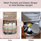 Toiletry Bag for Women, Travel Toiletry Organizer with Hanging Hook, Water-Resistant Cosmetic Makeup Bag Travel Organizer for Shampoo, Full-Size Container, Toiletries, Pink-Medium