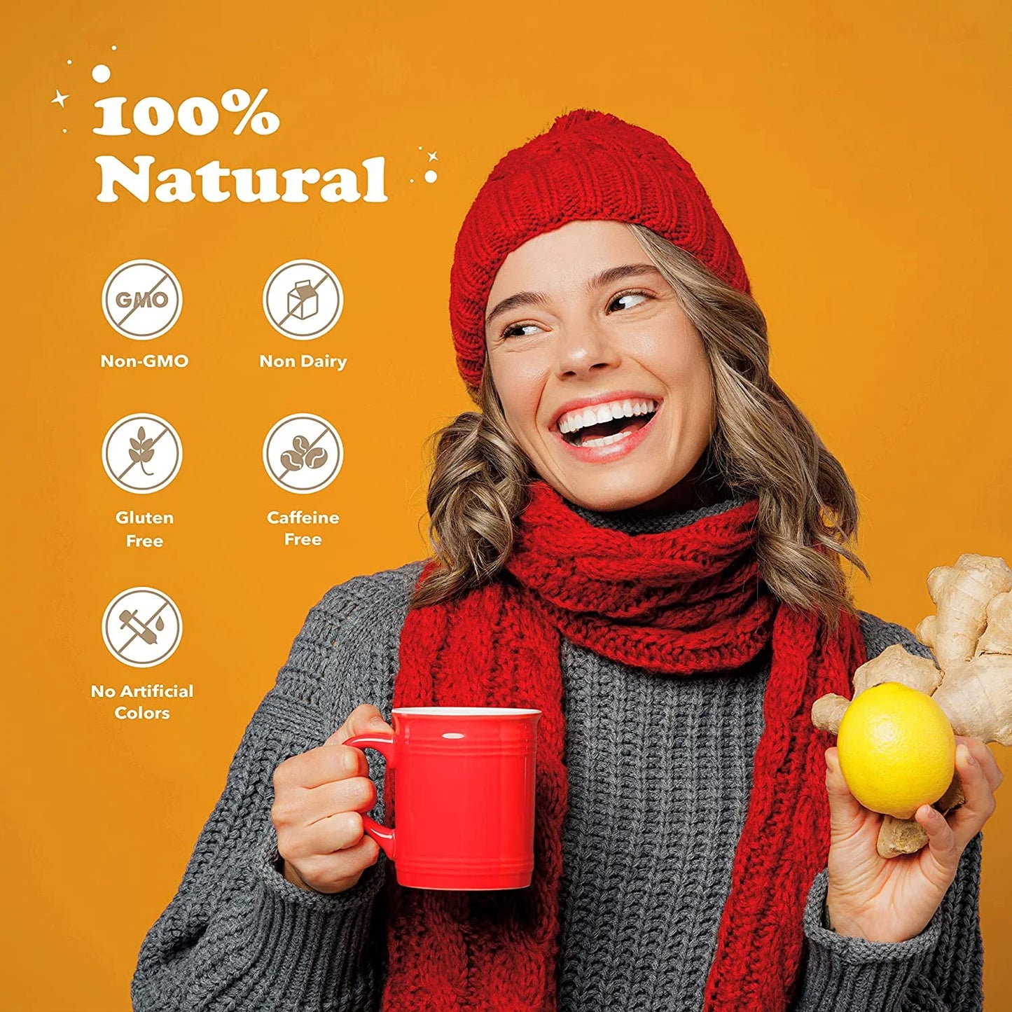 Revitalizing Honey Ginger Tea with Soursop - 20 Pack for Wellness and Flavor