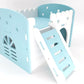 Small Animal Bunkbed House Hideout Detachable Habitat Hut Exercise Playground for Chinchilla Rat Hamster Hedgehog