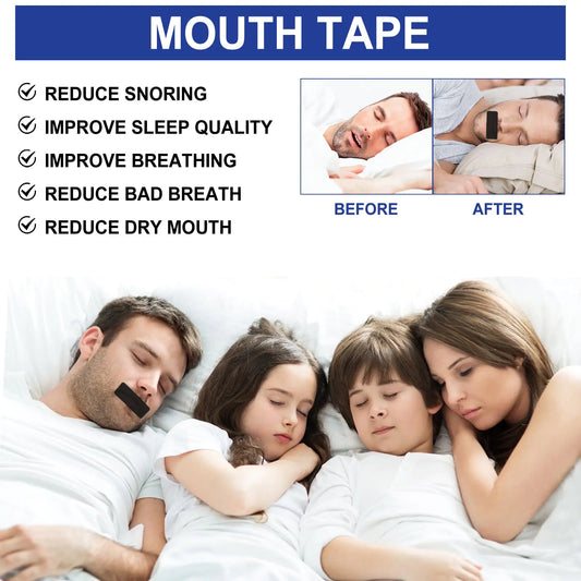 West Month Mouth Tape – Sleep Strips to Prevent Mouth Breathing, Ease Snoring, and Improve Restful Sleep