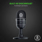 Seiren Mini USB Streaming Microphone: Precise Supercardioid Pickup Pattern - Professional Recording Quality - Ultra-Compact Build - Heavy-Duty Tilting Stand - Shock Resistant - Classic Black