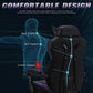 Purple Gaming Chair Reclining Computer Chair with Footrest High Back Gamer Chair with Massage Large Computer Gaming Chair Racing Style Chair for Gaming Big and Tall Gaming Chairs for Adult