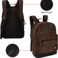 Signature Backpack for School Classic Logo Water Resistant Casual Daypack for Travel Fits 15.6 Inch Notebook (Brown Duck Corduroy)