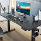 Height Adjustable Electric Standing Desk, 48 X 24 Inches Sit Stand up Desk, Memory Computer Home Office Desk (Black)