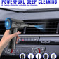 Compressed Air Duster - 100000RPM Cordless Air Blower for Keyboard Cleaner,Air Duster Electric with LED Light, Rechargeable Air Dusters 3 Adjustable Speeds Car Dusters