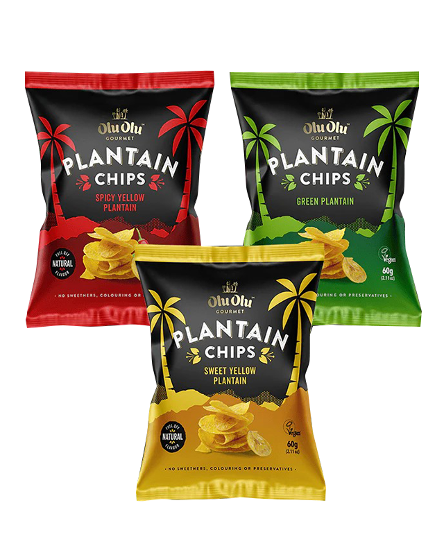 Olu Olu Green Plantain Chips – Sweet Chilli Flavor
