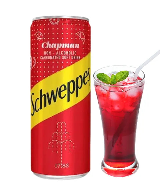 Schweppes Chapman Non-Alcoholic Carbonated Soft Drink, 330ml